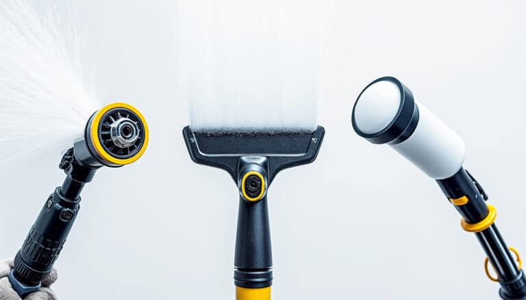 découvrez les différences entre buse rotative, buse plate et lance à mousse, et apprenez l'utilisation idéale de chaque embout pour vos besoins de nettoyage.