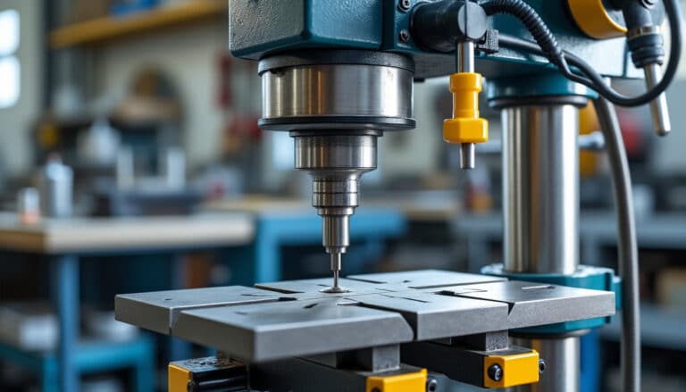 découvrez comment la course de broche et la hauteur sous mandrin déterminent les dimensions maximales des pièces qu’une perceuse à colonne peut usiner.