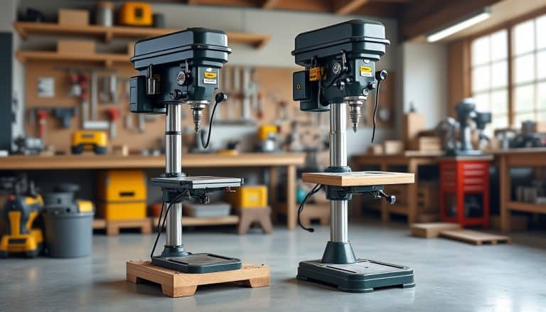 comparez les perceuses à colonne d’établi et sur socle selon l’espace disponible, le poids et la stabilité pour choisir le modèle adapté à votre atelier.