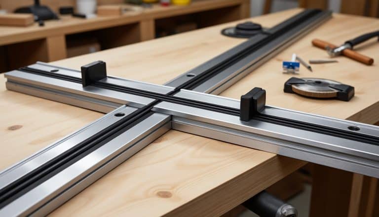 découvrez comment choisir la longueur d’un rail de guidage, assembler les rails avec des éclisses et utiliser une bande anti-éclats pour obtenir des coupes nettes.