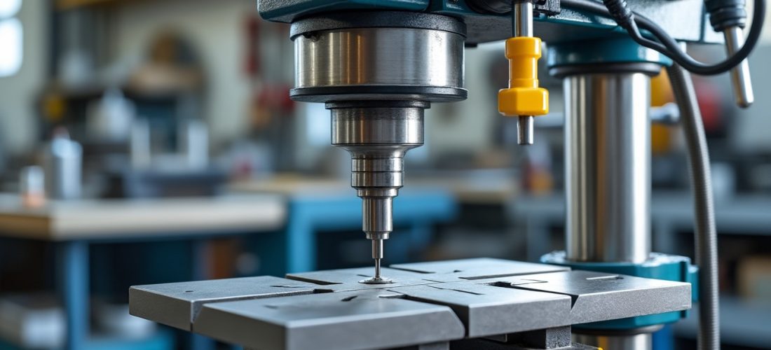 découvrez comment la course de broche et la hauteur sous mandrin déterminent les dimensions maximales des pièces qu’une perceuse à colonne peut usiner.