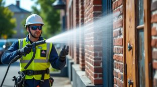 découvrez comment nettoyer une façade au nettoyeur haute pression en ajustant la distance, la pression et en protégeant les supports fragiles pour un résultat efficace et sans dommage.