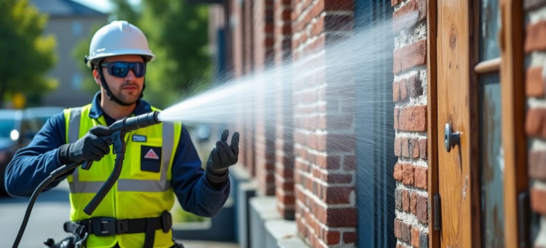 découvrez comment nettoyer une façade au nettoyeur haute pression en ajustant la distance, la pression et en protégeant les supports fragiles pour un résultat efficace et sans dommage.